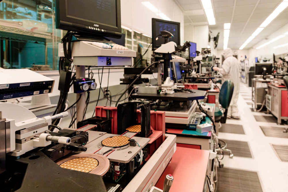 Rows of Computers and Research Equipment in the Lab
