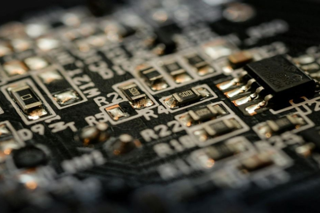 Photo of a computer board