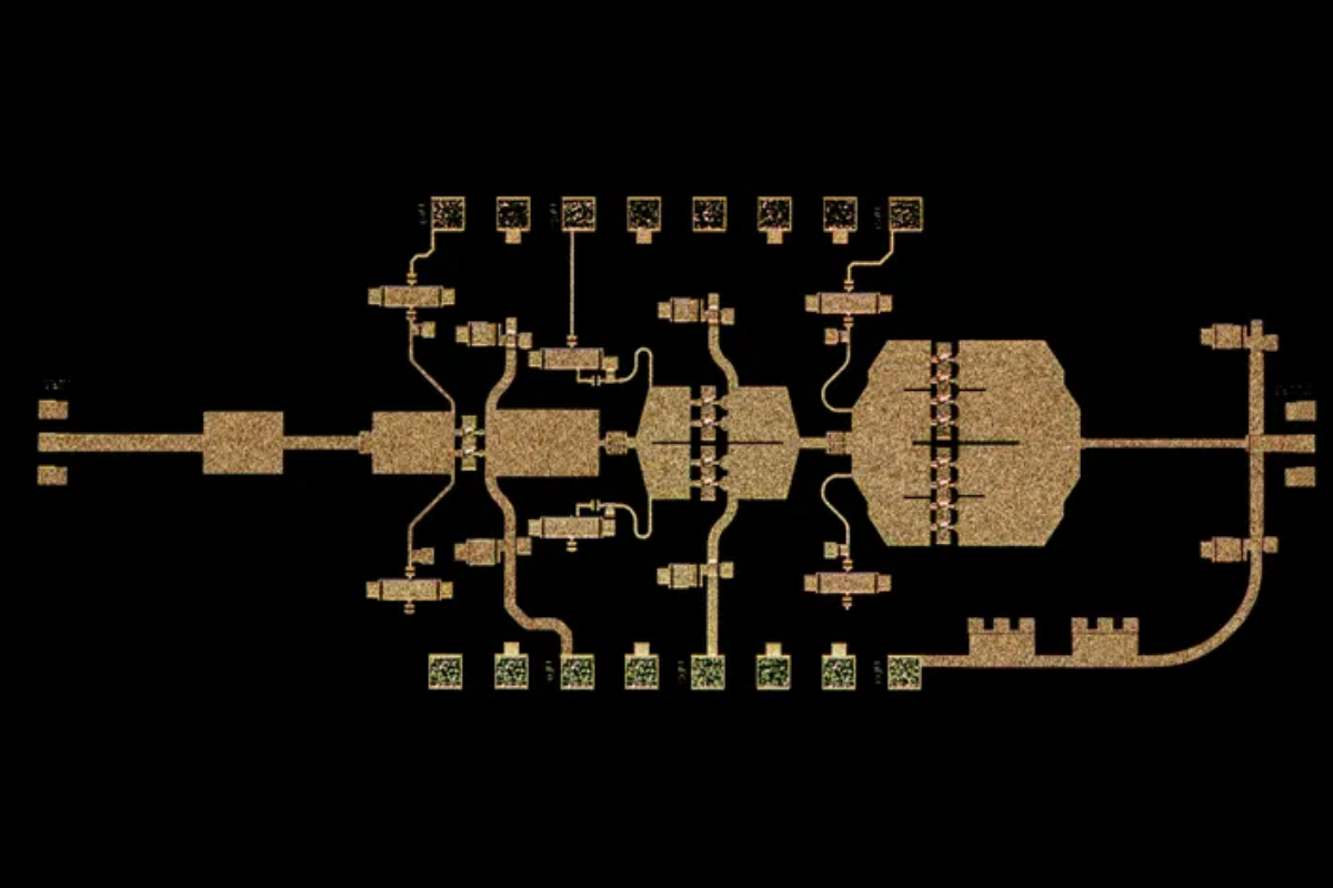 Northrop Grumman high-frequency Gallium Nitride chip